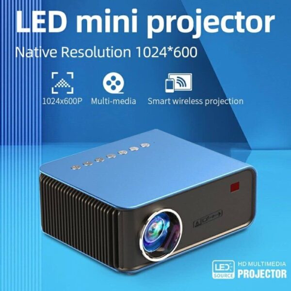 61OeHgl19jL. AC UF1000 1000 QL80 4b5fef33 423c 4836 8473 e7495b522ced - Borrego T4 ViFi LED projektor za kućni bioskop dolazi sa Miracast za bežično mobilno prikazivanje 100 ANSI osvetljenja i 1024P rezolucije sa podrškom za veličinu projekcije od 50-150 inča sa rastojanjem projektora: 1M – 4M.