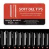 Gel tipse veštačke nokte French Bamboo 400kom - Image 2