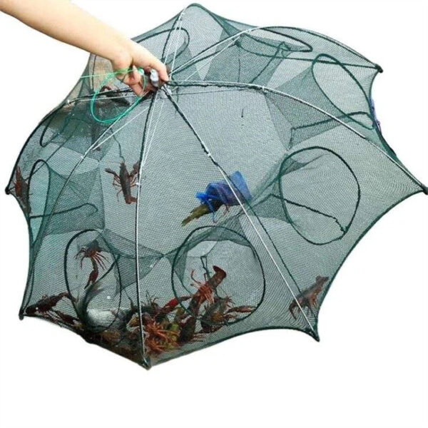 8 holes umbrella fishing trap50556271082 42bc7e02 27dd 47f3 a04c feee975a1fe9 - ●Sklopljena dužina: 62cm