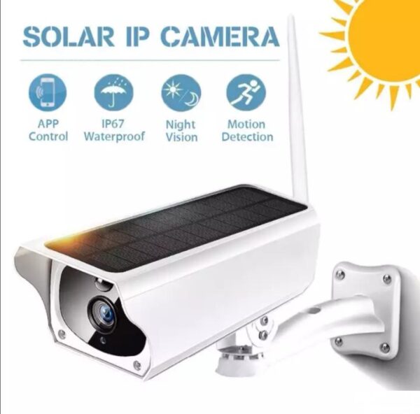 95133839 5eb9c01bdc56e4 92363834IMG 2d8693bc1a3 - Spoljna ip WiFi kamera sa solarno napajanje1080P / 2.0Megapiksela, 90 stepeni široki ugao gledanjaPodržava detekciju pokreta PIR, alarm alarma na mobilni telefonIR svetlo za nocni mod, Napajanje: Solarno + usb punenje Baterije punjive 2x 3,7mAhMnogo mala potrosnja energijeSlot za SD KarticuU pakovanju dobijateSolarna Ip kameraNosacAntena 2x punjive baterijeUpustvo