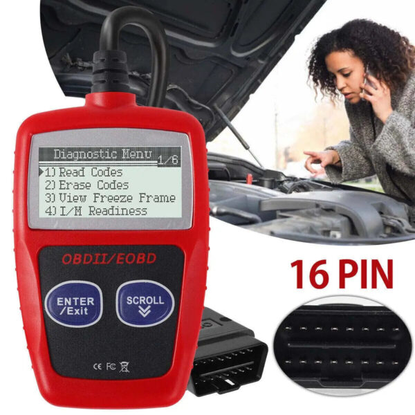 Automotive OBD Code Reader OBD2 Scanner Car Check Engine Fault Diagnostic Tool - Autodijagnostika MS309 OBDII skener kodova- Isključite lampicu za proveru motora i obrišite kodove MS309 skener ne samo da čita i briše normalne kodove, već i preuzima generičke (P0, P2, P3 i U0), specifične za proizvođača (P1, P3 i U1) i kodove na čekanju.