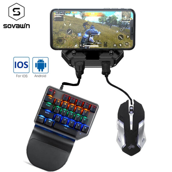 Gamepad Pubg Mobile Android PUBG Controller Mobile Controller Gaming Keyboard Mouse Converter For IOS iPad to jpg Q90 jpg - Gaming konvertor PUBG za mis i tastaturu za iOS i Andorid sisteme