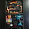 Makita aku srafilica 128v+busilica+cekic+Dve baterije+Pribor - Image 2