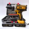 Dewalt Aku šrafilica/bušilica/cekic 36v,pribor, dve baterije - Image 2