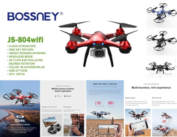 IMG 5cf44f88c0466babc30cef460ec94a23 V e2057d2c 2ab2 48d0 a943 2b060bcb3143 - Dron JS 804 Drone Discovery dronsa 4K Kamerom