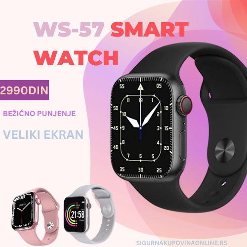 WS 57 Smart Watch 1 - To je pametni sat koji je najbolji u svojoj kategoriji, 1,77 inča bez okvira.