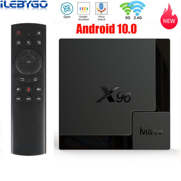 X96 Mate TV Box Android 10 0 d codeur 4GB RAM 32GB ROM Smart tv -  