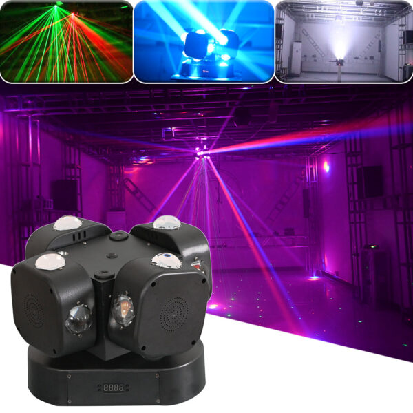 YUER New 18Pcs rotating beam laser moving head light DMX512 control DJ disco ball Christmas show - Specifikacija proizvoda: Radni napon: AC95V-245V/50Hz Snaga proizvoda: 200V Parametri perle lampe: 16 10V CREE četiri u jednom perle lampe, 2 10V belo svetlo stroboskopsko, 1 100MV crveni laser, 1 50MV zeleni laser Režim kontrole: međunarodni opšti DMKS512, 16 kanala Režim rada: DMKS512, master/slave, samohodni, glasovna kontrola Režim zatamnjivanja: 0~100% ultra-glatko zatamnjenje Strob: 20 puta u sekundi Veličina pakovanja: 34/34/31 Bruto težina: 5 kg Radni napon: AC95V-245V/50Hz Snaga proizvoda: 200V Parametri perle lampe: 16 10V CREE četiri u jednom perle lampe, 2 10V belo svetlo stroboskopsko, 1 100MV crveni laser, 1 50MV zeleni laser Režim kontrole: međunarodni opšti DMKS512, 16 kanala Režim rada: DMKS512, master/slave, samohodni, glasovna kontrola Režim zatamnjivanja: 0~100% ultra-glatko zatamnjenje Strob: 20 puta u sekundiVeličina pakovanja: 34/34/31 9. Bruto težina: 5 kg
</p> </p>
</p>
</p>