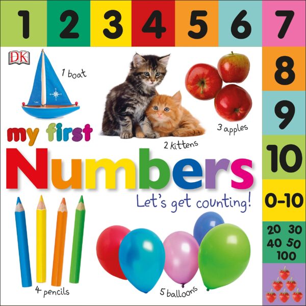 aifjafjkf - Ova zabavna knjiga brojeva je ispunjena različitim brojem svakodnevnih predmeta, od preslatkih zečića koji poskakuju do cvetajućeg cveća! Vaše dete će sa lakoćom razviti svoje veštine sortiranja, uparivanja i brojanja.