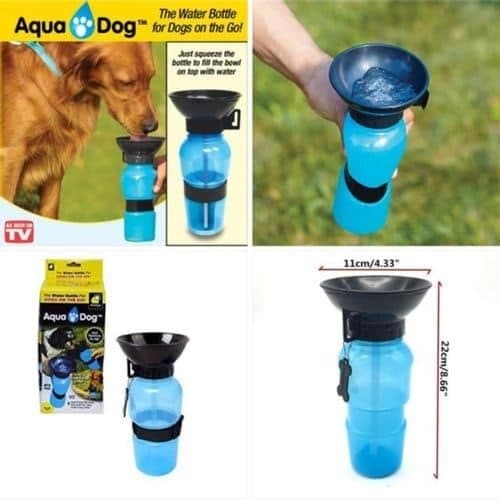 aqua dog specijalna casa za pse 211802 - Aqua Dog Cup je posuda za vodu specijalno dizajnirana za Vašeg kućnog ljubimca! Nju možete nositi svuda sa sobom i obezbediti tečnost svom psu onda kada ožedni.
</p> Laka za poneti, ova fantastična pseća posuda iako na prvi pogled izgleda kao obična sportska flačica omogućava da, bez prosipanja obezbedite svom psu rezervu vode kad god zatreba.
</p> Flašica se napuni vodom i zatvori. Kada je vreme za piće, flašica se stisne i posuda na vrhu se napuni! Kada pustite flašicu, prljava voda se neće vratiti nazad u flašicu.
</p> Prevrnite je i iz nje se neće prosuti voda! Pritisnite i ona će se pojaviti u levkastoj posudi na vrhu! Poput pravog izvora vode, uvek sveža i nezagađena – ona će biti spremna za Vašeg psa kada pritisnete telo boce.
</p> Nosite je sa sobom za vreme šetnje, igranja u parku, na izletima ili za vreme putovanja i ne razmišljajte o tome kako obezbediti vodu ljubiimcu, a ni kako je poslužiti. Sada je sve u jednom fenomenalnom pakovanju!
</p> Ovaj savršeni izum predstavlja sofisticirano rešenje kako da svog psa održavate hidriranim dok se nalazite van kuće. Ljubimci je obožavaju, a i Vi ćete zasigurno!
</p> Karakteristike:
</p> Aqua Dog je specijalno dizajnirana posuda u obliku flašice sa levkastom posudom na vrhu
</p> Omogućava da sa sobom uvek imate rezervu vode u posudi iz koje ljubimac odmah može piti
</p> Iz Aqua Dog posude, voda se ne prosipa – pojavljuje se u činijici na njenom vrhu samo kada jako pritisnete samu bocu
</p> Zapremina je 530 ml
</p> Osobine:
</p> Dimenzije: 21.5 cm x 10.7 cm
</p> Težina: 122g
</p> Materijal: plastika
</p> Kapacitet: 500 ml
</p> Uputstvo za korišćenje:
</p> Flašicu dobro oprati nakon vađenja iz kutije
</p> Odvrnuti vrh flašice i napuniti vodom
</p> Flašicu stisnuti da se voda pojavi u posudi
</p>