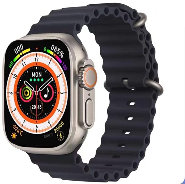 crnat800 - Smart Watch 8 Ultra Ultra pametni sat je revolucionarni gadget koji će transformisati način na koji pratite vreme i upravljate svojim aktivnostima. Sa izuzetnim karakteristikama i naprednom tehnologijom, Smart Watch 8  Ultra pametni sat nudi sve što vam je potrebno da živite pametnije i aktivnije.