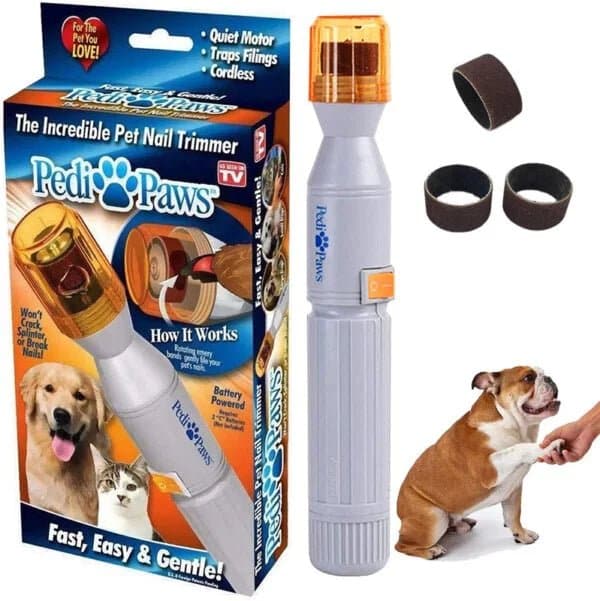 elektricna turpija za nokte za pse pedy paws 481177 - Električna turpija za nokte za pse uštedeće vam vreme i olakšati posao, a da se vaš ljubimac ne uplaši