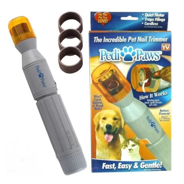 elektricna turpija za nokte za pse pedy paws 572955 - Električna turpija za nokte za pse uštedeće vam vreme i olakšati posao, a da se vaš ljubimac ne uplaši
