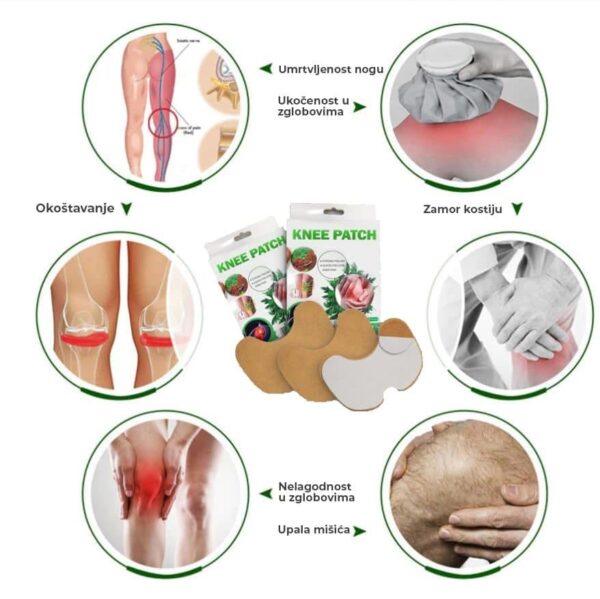 flasteri protiv bolova knee patch 387656 - Flasteri se mogu prilagoditi svim veličinama kolena i zglobova. Pogodni su za sve uzraste i težine.