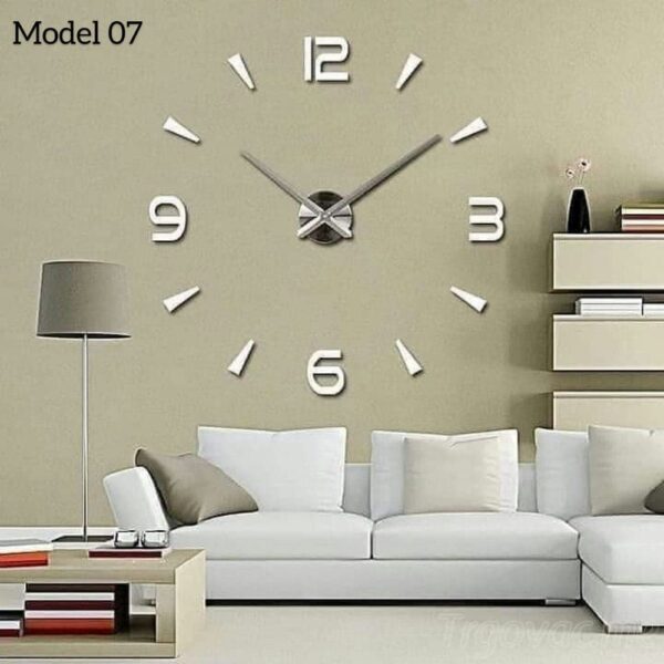 gigantski 3d zidni sat 302545 - Dekorativni zidni 3D sat diskretno će i sa stilom ukrasiti vaš dom.