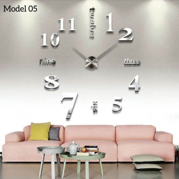gigantski 3d zidni sat 816616 - Dekorativni zidni 3D sat diskretno će i sa stilom ukrasiti vaš dom.