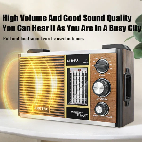 ksmgdkngnsg - 1. Punjivi višepojasni radio za starije osobe sa dobrim kvalitetom zvuka i velikom jačinom zvuka, jednostavan za upotrebu i nošenje.