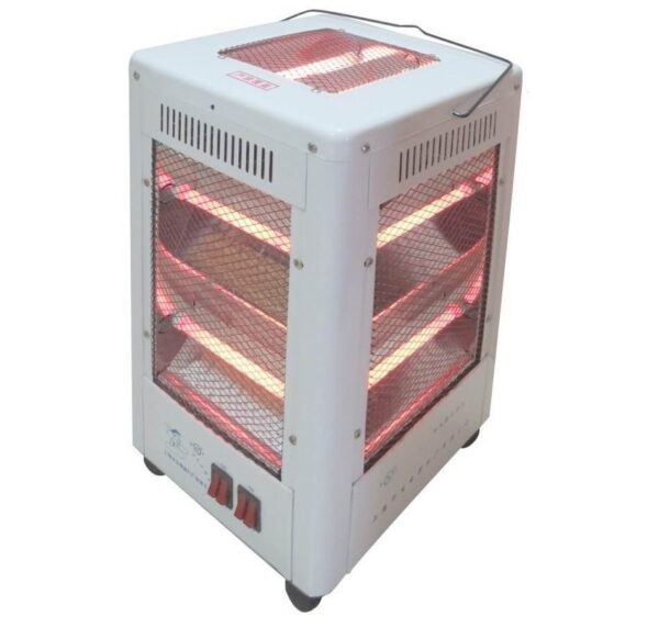 kvarcna grejalica 2000w 863064 - Kvarcni grajač sa regulacijom temperature
Svaka strana ima određeni prekidač,bez odvođenja toplote može se zatvoriti. Snaga :2000W
Grejalica na dnu ima tockice,pa ga lako mozete preneti sa jednog na drugo mesto. Dimenzija:38,5×22,5