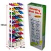 Plastični cipelarnik sa 10 polica - Image 2