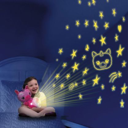 plisana igracka zvezdani reflektor 588790 - Plišano i noćno svetlo koje projektuje prekrasno zvezdano nebo na plafon!