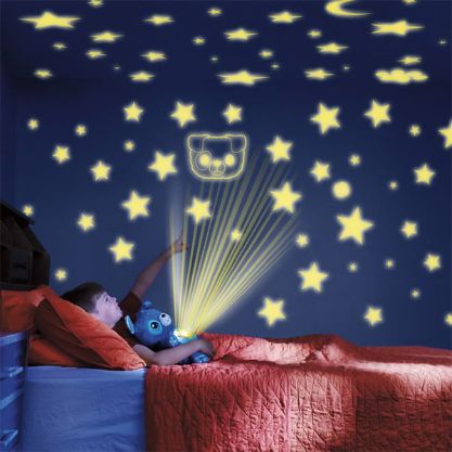 plisana igracka zvezdani reflektor 970937 - Plišano i noćno svetlo koje projektuje prekrasno zvezdano nebo na plafon!