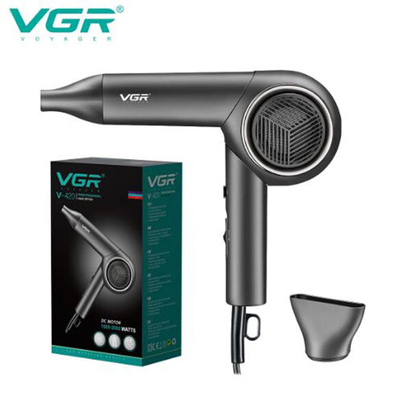 sadffff - VGR je visokokvalitetni fen za kosu koji omogućava brzo i efikasno sušenje kose. Fen ima 3 podešavanja temperature i brzine, što vam omogućava da prilagodite njegov rad u skladu sa vašim potrebama.