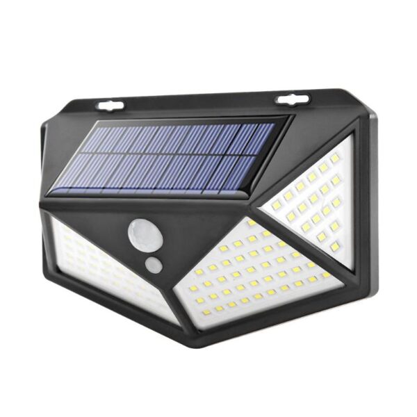 solarni led reflektor sa bocnim osvetljenjem 510782 - Osvetlite željeni spoljašnji prostor solarnim reflektorom sa senzorom koji je toliko praktičan da je njegovo postavljanje pravi užitak.