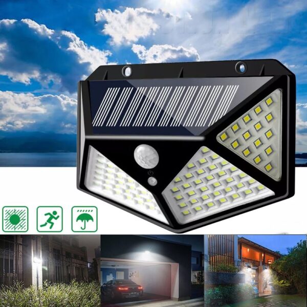 solarni led reflektor sa bocnim osvetljenjem 627682 - Osvetlite željeni spoljašnji prostor solarnim reflektorom sa senzorom koji je toliko praktičan da je njegovo postavljanje pravi užitak.