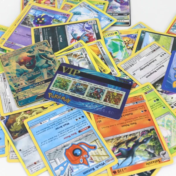 vip - Pokemon VIP kartice za decu igrice kartice za društvene igre u metalnoj kutiji.