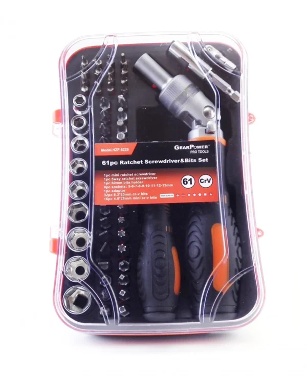 61 piece rachet screwdriver 1 - Set Gedore+ nastavci 61kom odličan i praktičan. Budi sam svoj majstor!