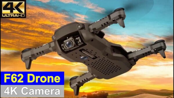 Dron F62 4K HD kamera111 min - Dron F62 4K HD kamera Vrhunski dron sa 2 kamere Mogućnost kupovine dodatnih baterija za dron-1000din komad