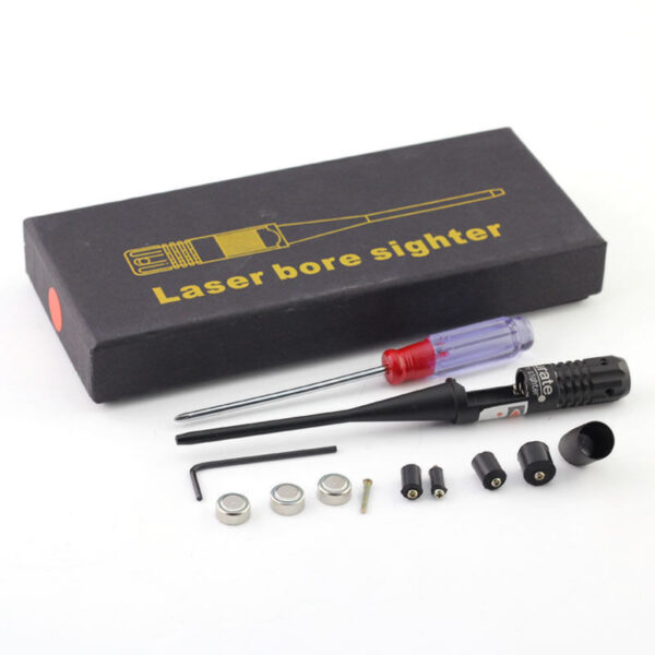 Laser Bore Sighter2 min - Univerzalni Laser za kalibracija i fino podesavanje. Za  sve  kalibre  od 22LR  do 50   ODGOVARA ZA VAZDUšNE 4,5 I 5,5mm