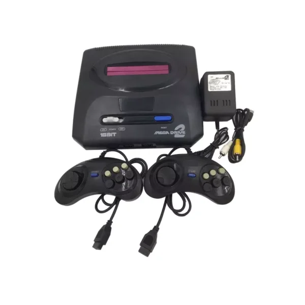 Sega Mega Drive II 16bit - Sega Mega Drive II 16bit Ceo komplet sa kontrolerima i kablovima za povezivanje. Dolazi sa 368 instaliranih igrica