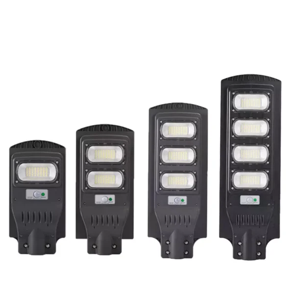 Solarni stubni reflektori - Kontrola svetla, punjenje solarne energije u ugradjenu bateriju tokom dana, svetla se automatski uključuju noću