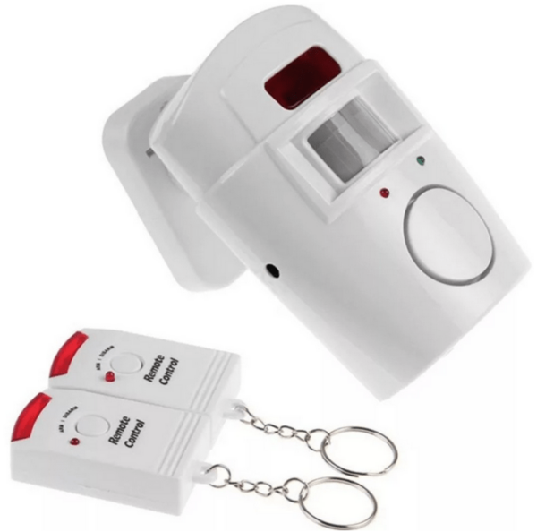 alarm sa dva kljuca - Alarm sa senzorom Alarm sa senzorom pokreta namenjen za stanove , pomocne objekte oko kuce , lokale , vikendice , camce na vodi i druga mesta gde se brani jedna tacka pod uglom od 110 stepeni .