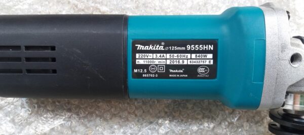 makita brusilica 9555HN 4 - Brusilica Makita 9555HN 220V Ø125mm 3.5A 1100 r/m/n 840W