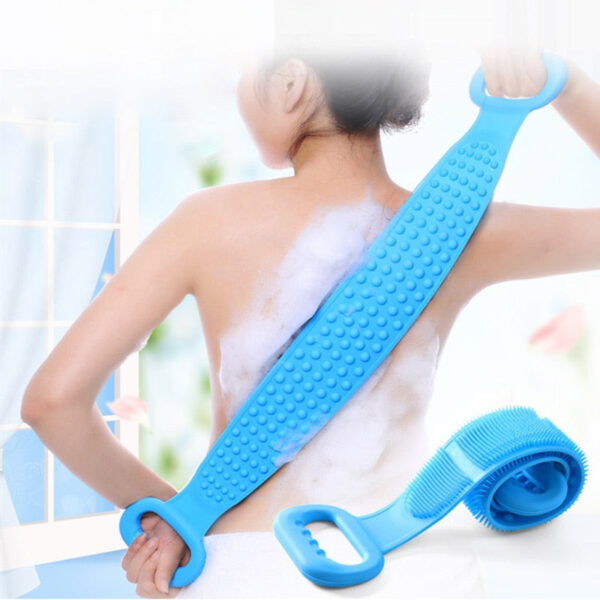 0 Magic Silicone Brushes Bath Towels Rubbing Back Mud Peeling Body Massage Shower Extended Scrubber Skin Clean - Nervira Vas to što ne možete da dohvatite leđa dok se kupate? ?