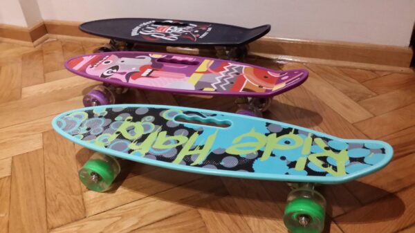 109324409 6096846546f117 40617158skejt rupa - Skejt, skateboard, Penny board 58 cm svetleci tockici