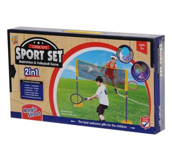 112734275 6054e4a2ba55f6 902385021 Copy Copy - Set 2 in 1 Badminton i odbojka ()