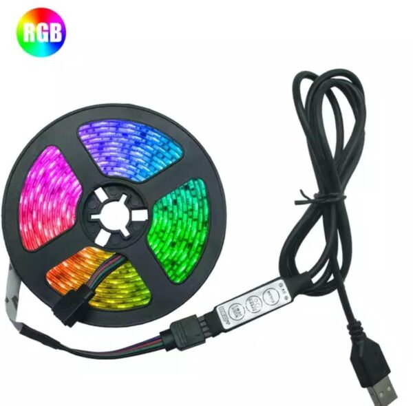 125529981 6176f44b0ed2a7 291089431635185632416 - LED RGB traka sa USB kablom - 3m