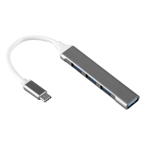 3783811 001 - PIVOT, usb razdelnik sa 4 usb ulaza, tamno sivi