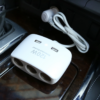 3 Utičnice za Auto + 2 USB Ulaza - Efikasno Napajanje Tokom Putovanja - Image 5