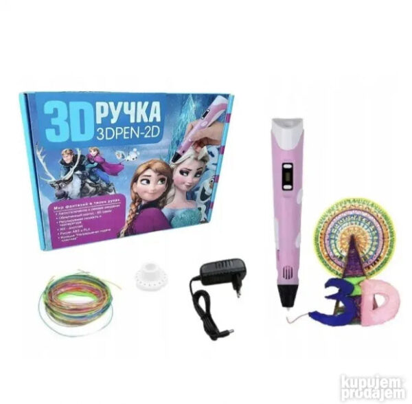 3d olovka 3dpen brzi ali tako 0 - Radna temperatura:   PLA:   >160°C   ABS:   210°C - 230°C