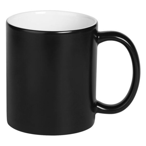 4406510 001 - MAGIC MUG, keramička šolja za sublimaciju, 325 ml, crna