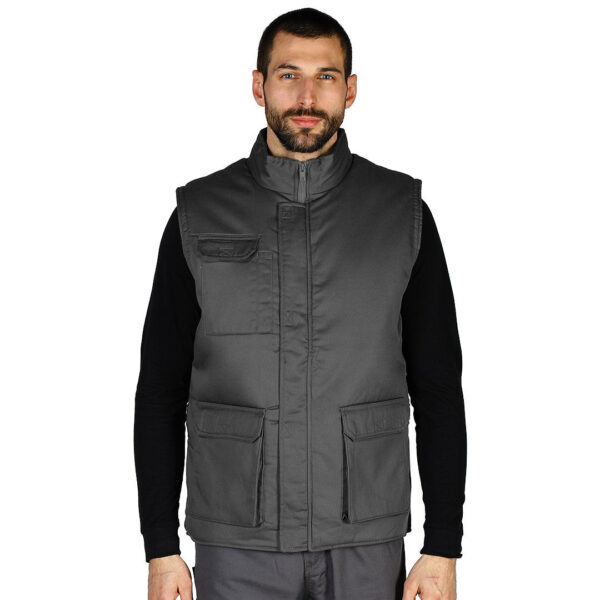 5801711 001 1 - CRAFT VEST, radni prsluk tamno sivi