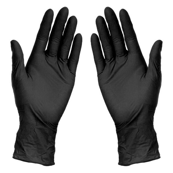 5907210 001 - NITRILE GLOVES, nitrilne jednokratne rukavice, crne