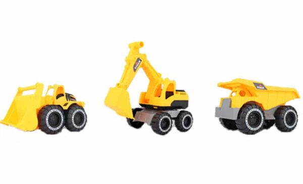 Baby classic simulacija engineering car toy bager buldozer - Set od 3 gradjevinska vozila napravljen od kvalitetne i izdrzljive plastike obradovace svakog malisana. Buldozer, bager i kamion  ucinice da vas decak uziva u igri razvijajuci mastu i stvarajuci nove ideje.