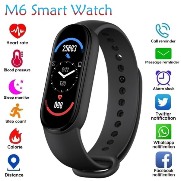 Fit Pro M6 Smart Band1 min 1 - Pametna narukvica Fit Pro M6 Smart Band