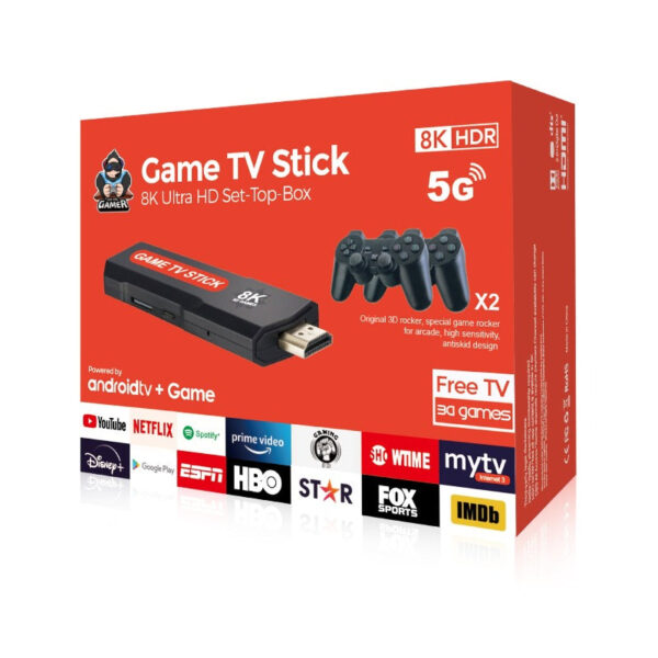 GameTVStick5G8Ksa10.000Retroigrica 1 - Game TV Stick 5G 8K sa 10.000 Retro igrica 