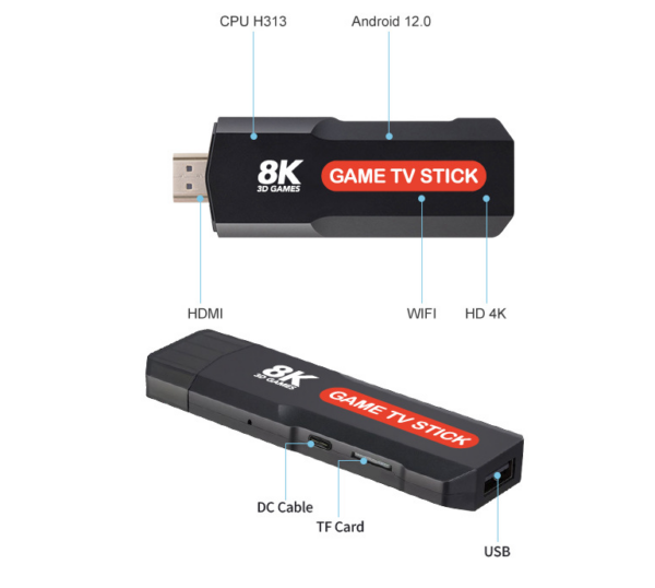 GameTVStick5G8Ksa10.000Retroigrica 5 - Game TV Stick 5G 8K sa 10.000 Retro igrica 